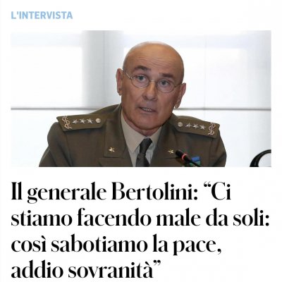 Ci stiamo facendo male da soli: così sabotiamo la pace e addio sovranità