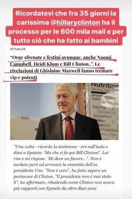 Ma Bill Clinton non era "un bel Presidente, un santo, un apostolo"?
