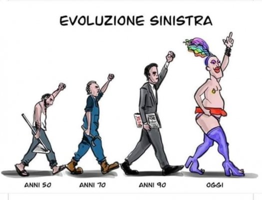 La sinistra ridotta a pensiero unico delle elites