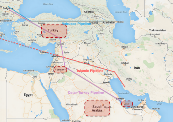 Siria, dietro il conflitto l'eterna guerra per le pipeline