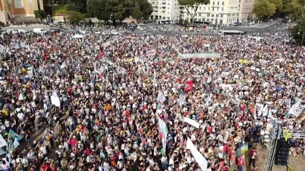 Io non so quante persone ci fossero a Piazza San Giovanni