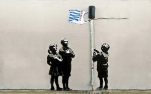 Banksy al supermarket