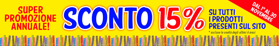 Sconto 15% - Novembre 23