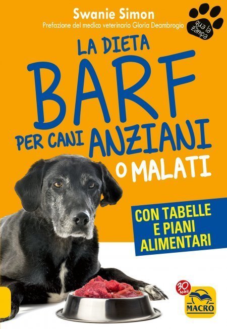 Dieta Barf per Cani Anziani o Malati NER USATO - Libro