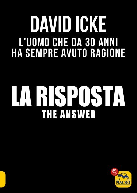 La Risposta - The Answer - Libro